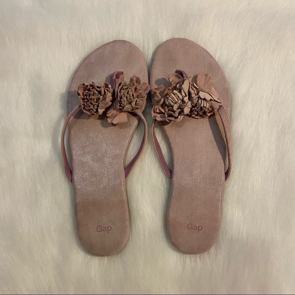 GAP Pink Flower Sandals - Picture 2 of 5